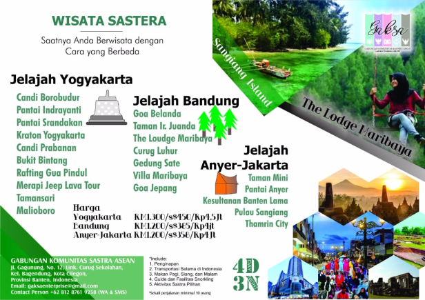 Indonesia-Wisata Sastera
